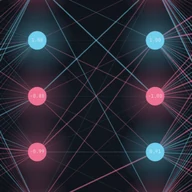 Inside the Machine icon: two columns of glowing neurons joined by pink and cyan connections